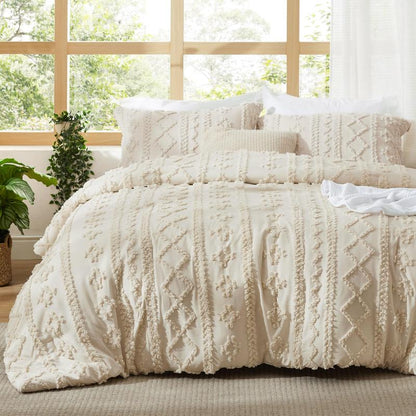 Tufted Boho Comforter Set